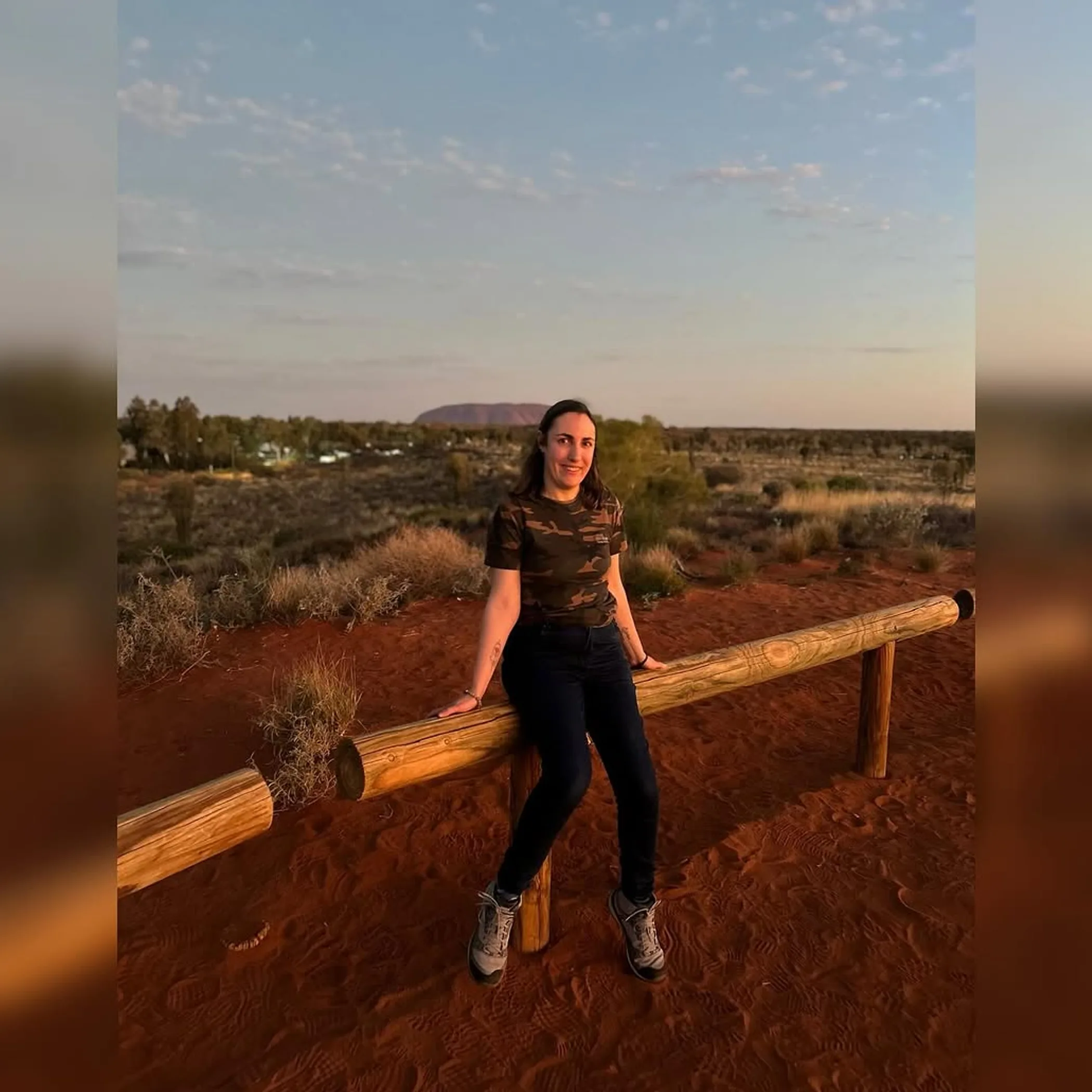 red desert landscape near uluru